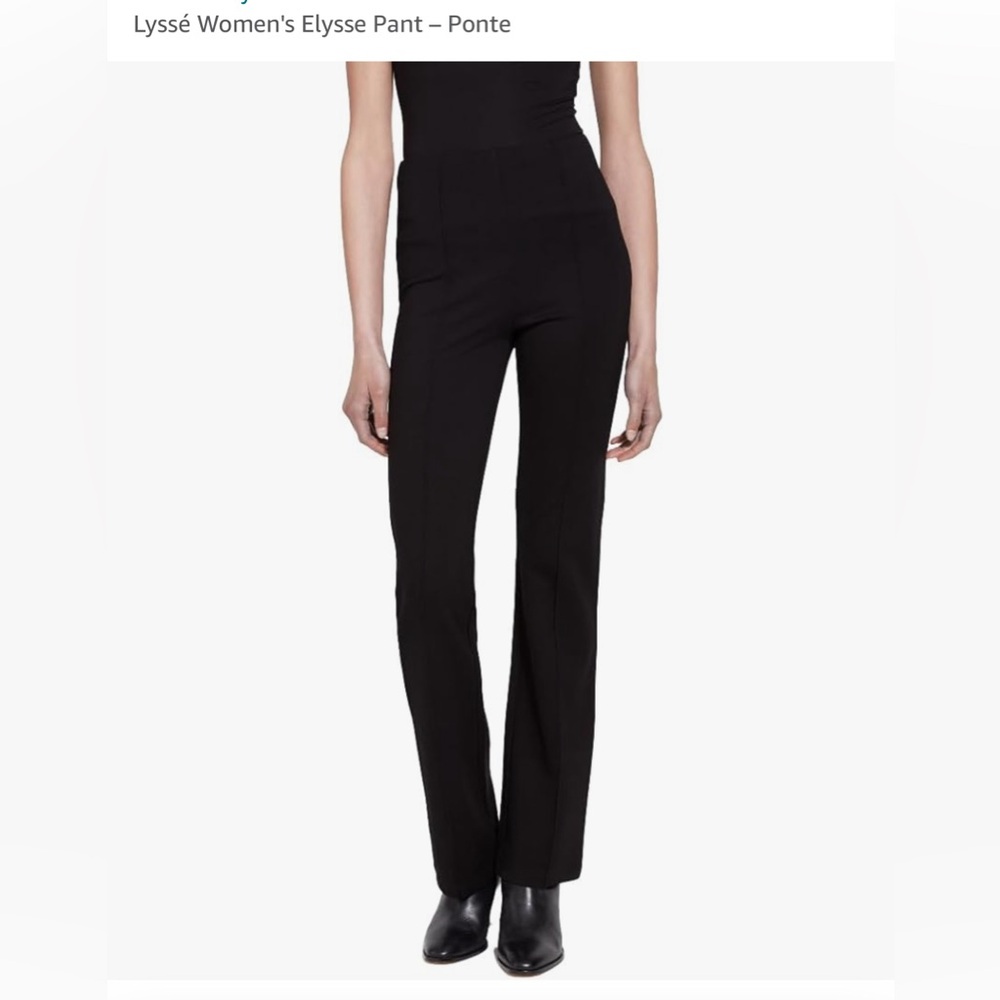 Black Lysse Ponte Pants